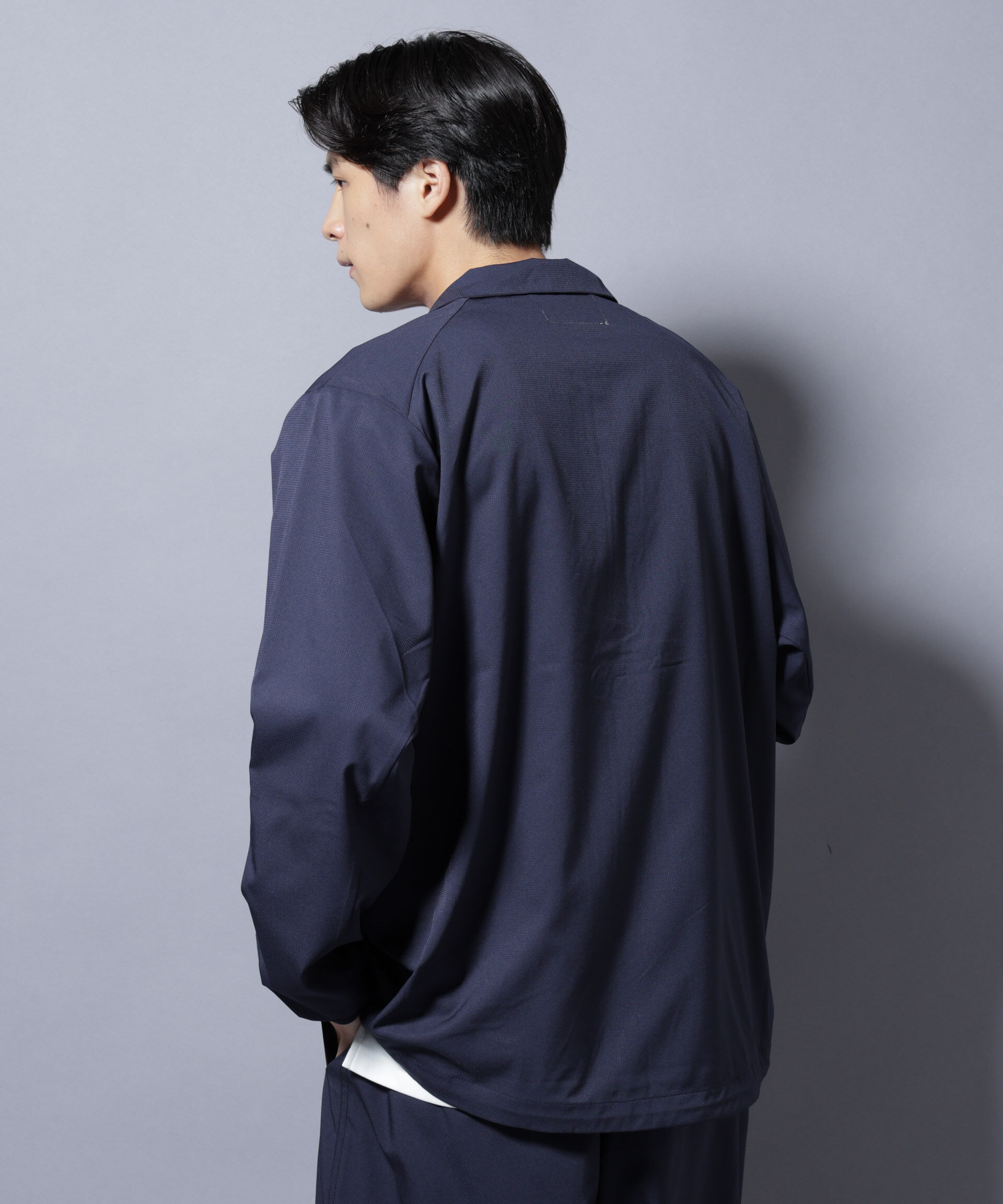 nano･universe「「NJ/CLUB」ワンポイントロゴトラックジャケット」|ブルゾン・スタジャン|