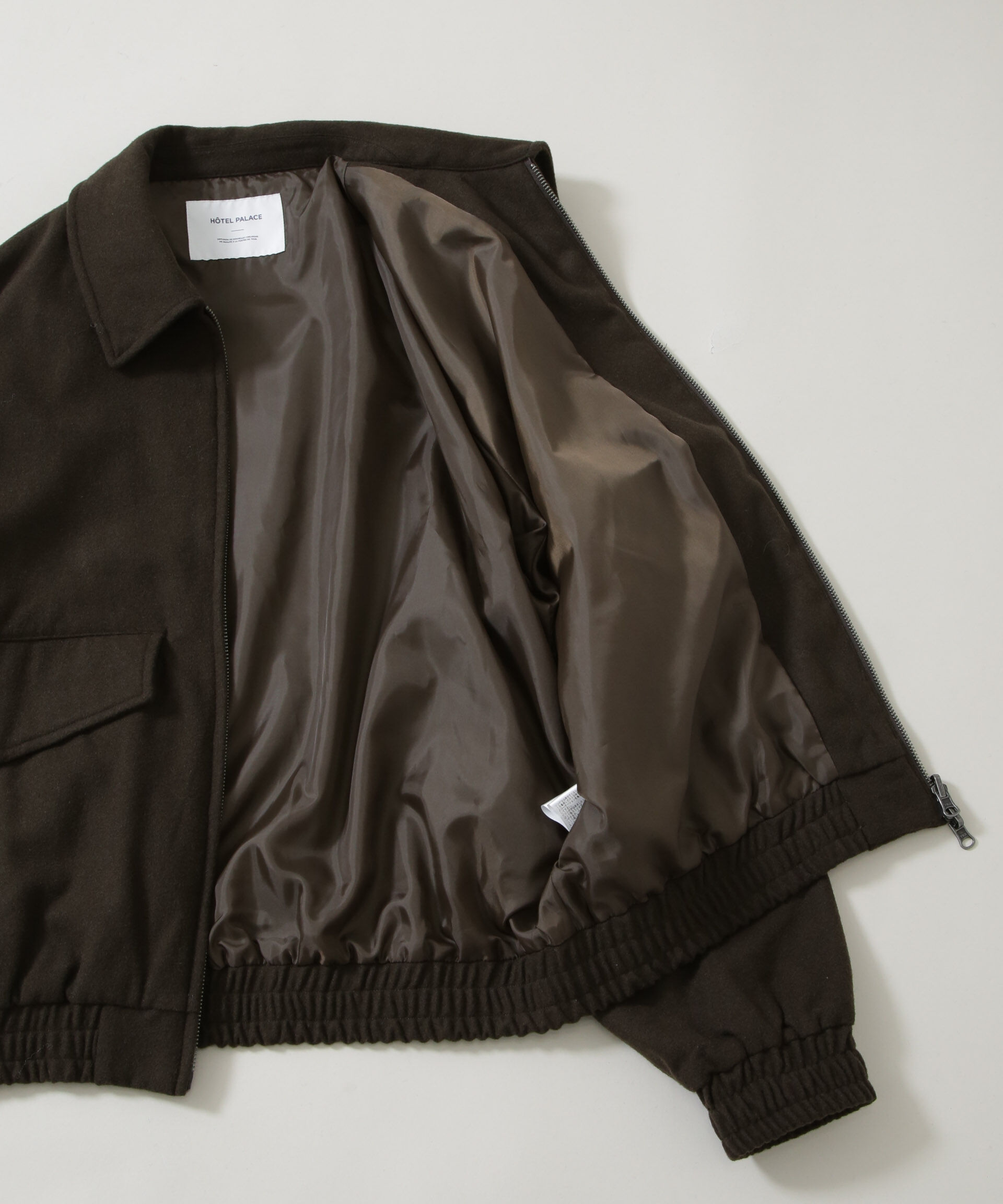 nano･universe「「HOTEL PALACE」ルーズシルエットスイングトップ」|ブルゾン・スタジャン|