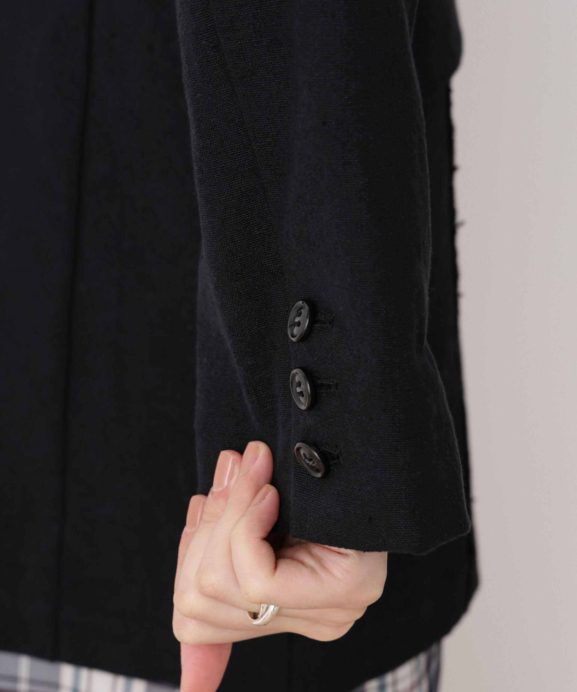 nano･universe「「STEVELOUR」リネンコットンジャケット」|テーラードジャケット|