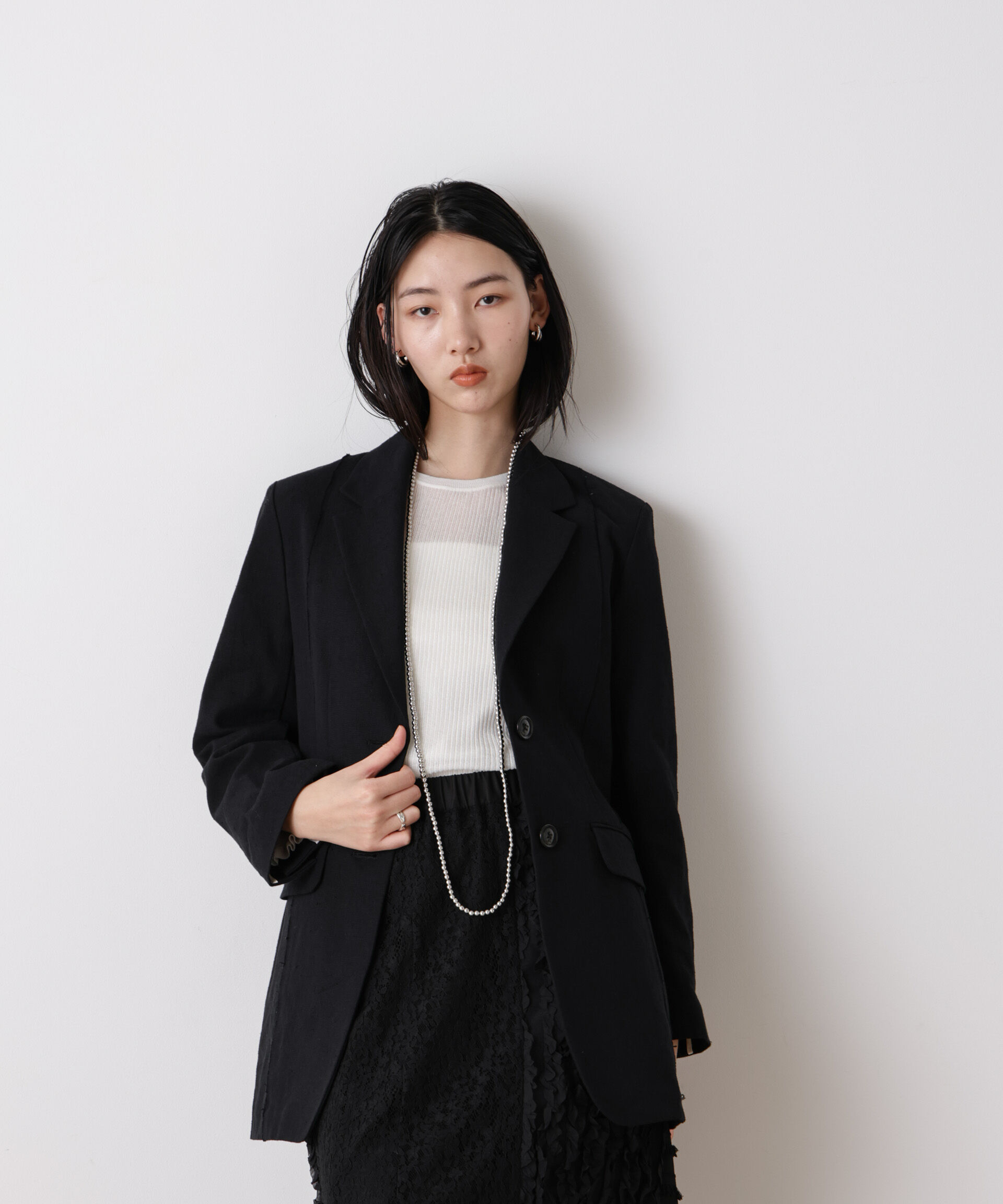 nano･universe「「STEVELOUR」リネンコットンジャケット」|テーラードジャケット|