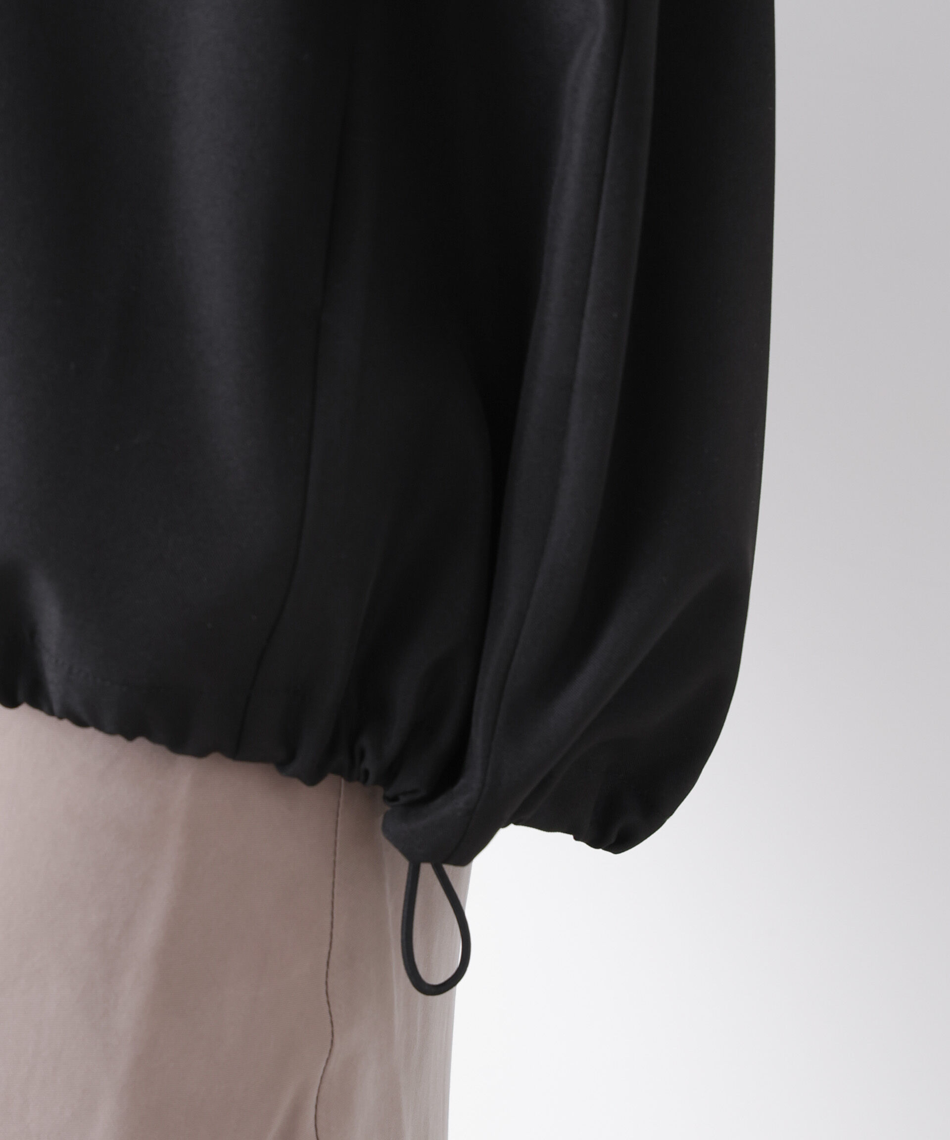 nano･universe「撥水加工 ドロストヘムリブブルゾン」|ブルゾン・スタジャン|