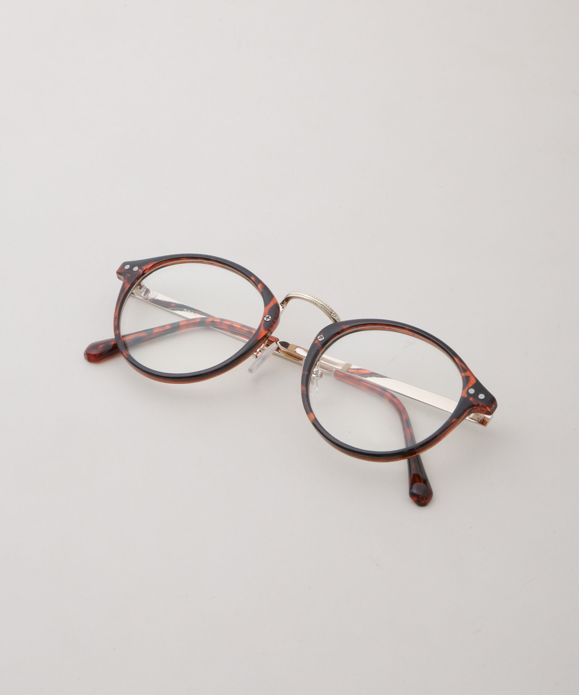 nano･universe「ゴールドブリッジボストン型サングラス」|メガネ|