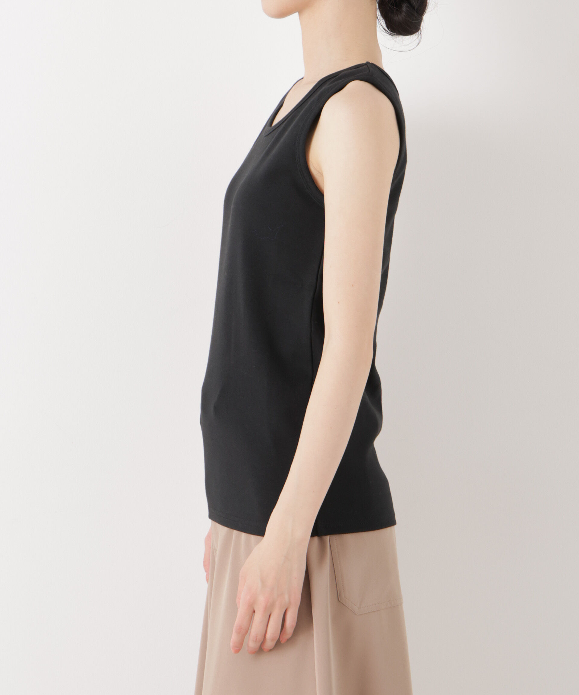 nano･universe「抗菌防臭コットンフライスカットタンクトップ」|Tシャツ・カットソー|