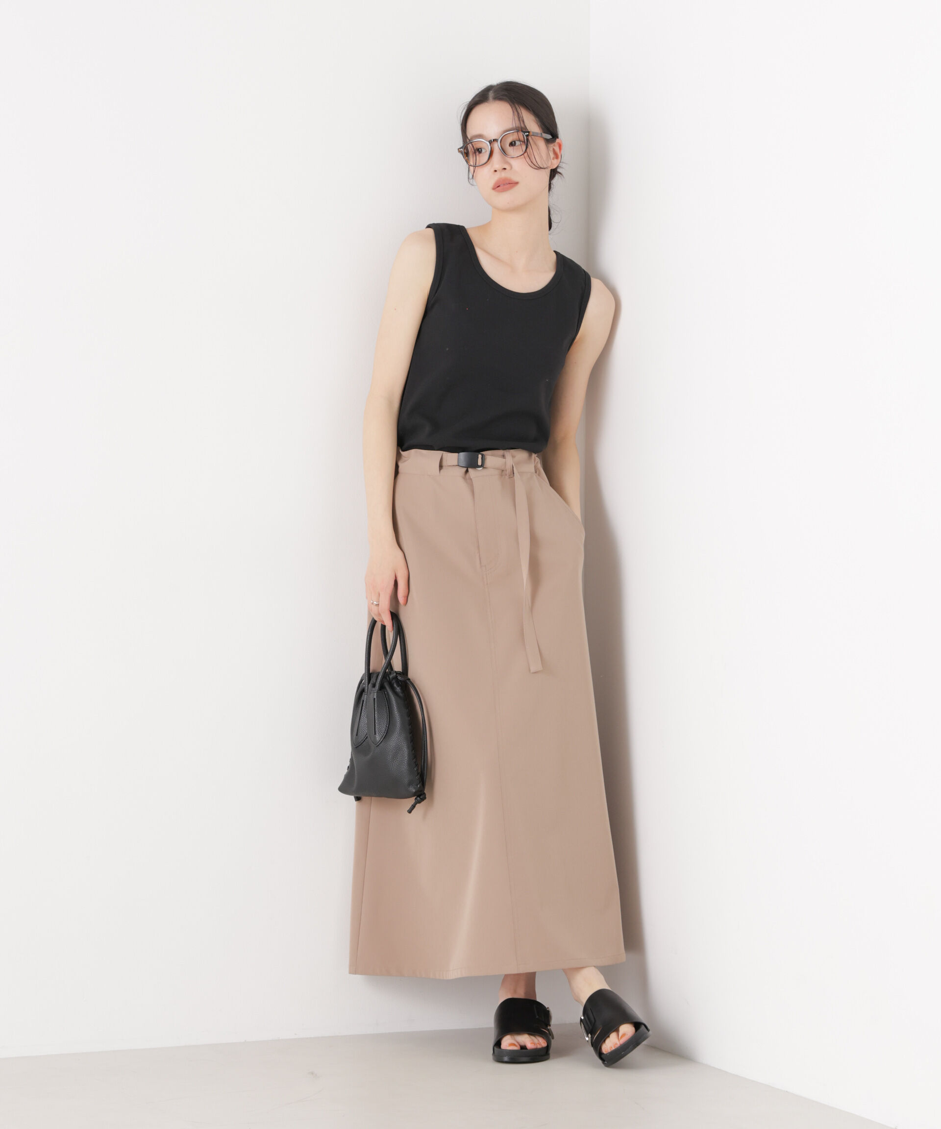 nano･universe「抗菌防臭コットンフライスカットタンクトップ」|Tシャツ・カットソー|