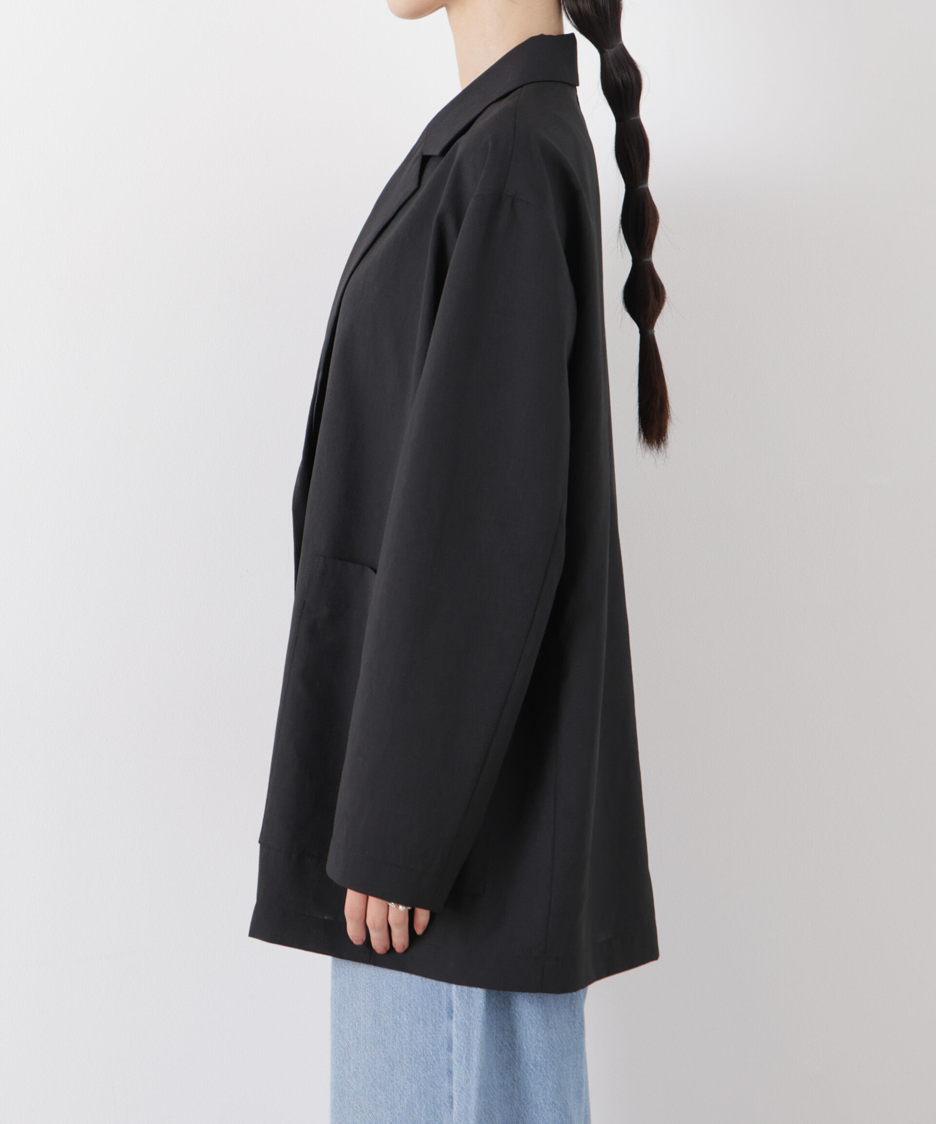 nano･universe「ソフトシアーシングルジャケット(セットアップ可)」|テーラードジャケット|