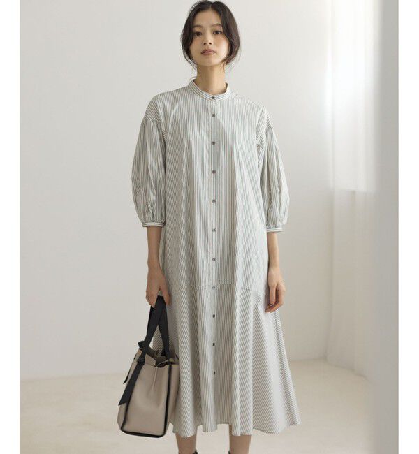 組曲「コンパクトシャーティング ワンピース」|ワンピース|アイボリー系1