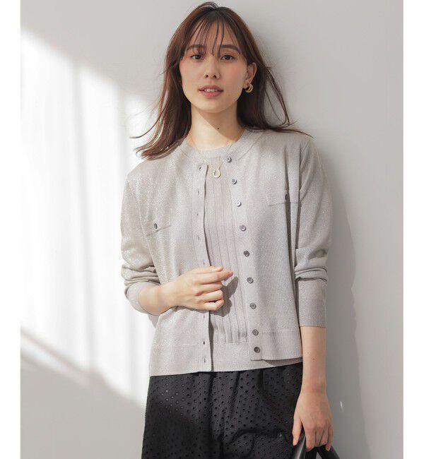 組曲「ライトラメニット アンサンブル」|カーディガン|