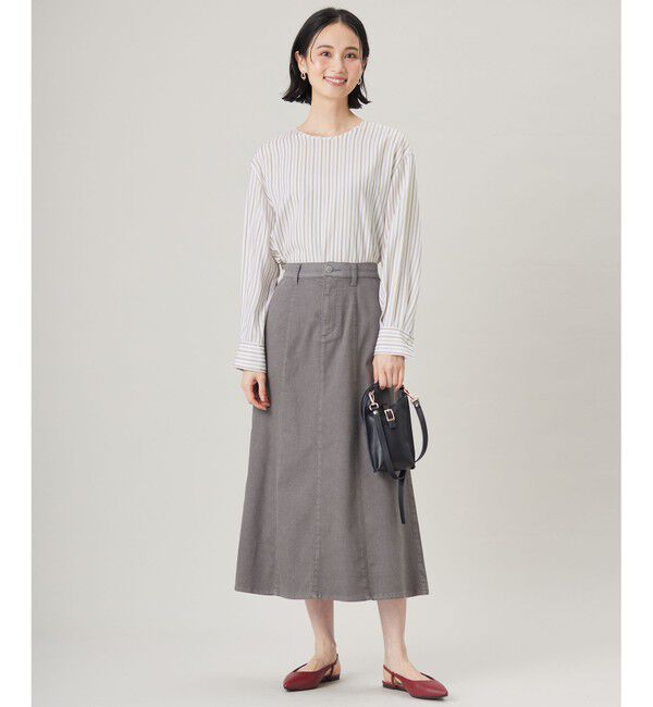 自由区「【洗える】ウスカルデニム スカート」|スカート|