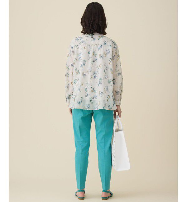 自由区「エアリーローン花柄プリント ブラウス」|シャツ・ブラウス|