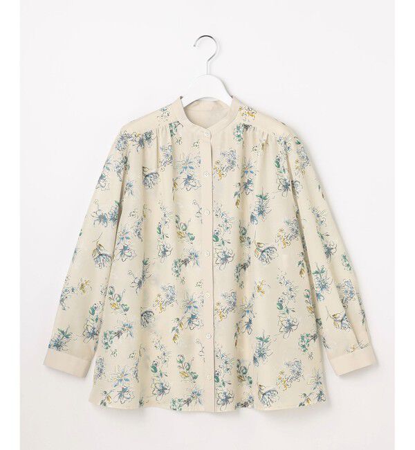 自由区「エアリーローン花柄プリント ブラウス」|シャツ・ブラウス|