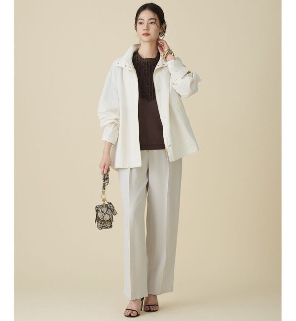 自由区「シアーフリルジャージー カットソー」|Tシャツ・カットソー|