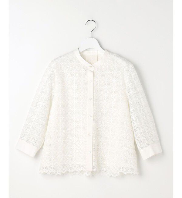 自由区「【カタログ掲載】ジオメトリックレース ブラウス」|シャツ・ブラウス|