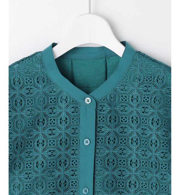 自由区「【カタログ掲載】ジオメトリックレース ブラウス」|シャツ・ブラウス|