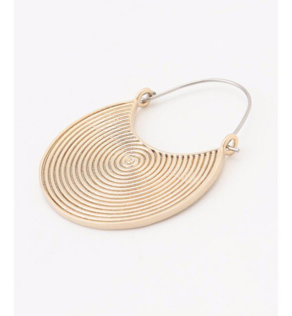 自由区「【SHIHOさん着用・大ぶり】スワール ピアス」|ネックレス|