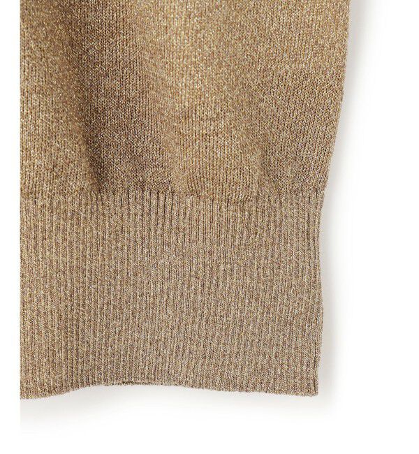 23区「【洗える】オータムメタリック ラメ ニットT」|ニット・セーター|