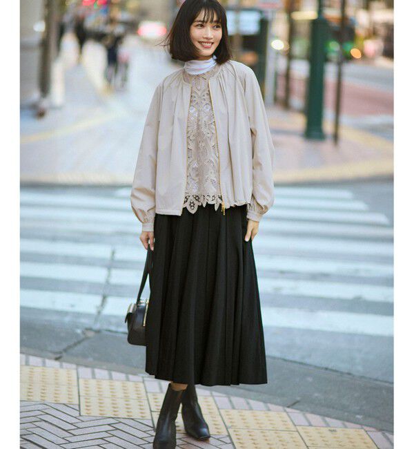 23区「2WAYストレッチタフタ ギャザーブルゾン」|その他|