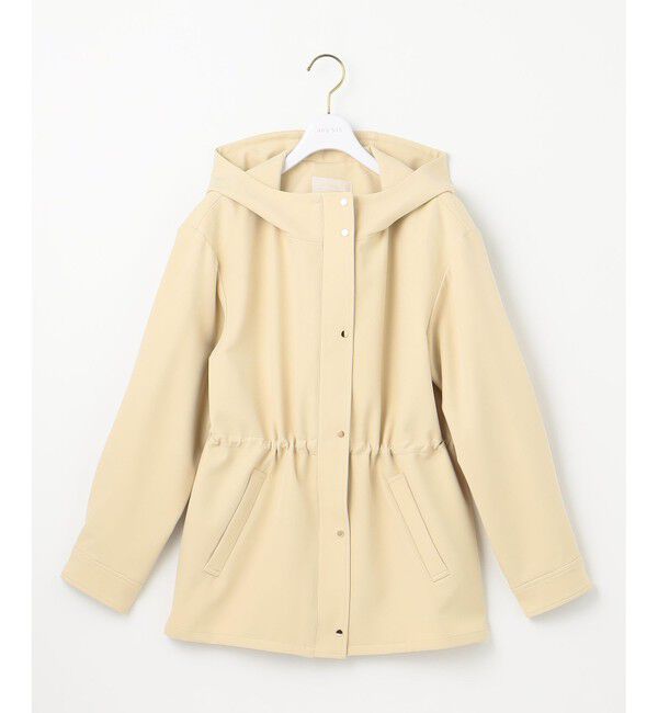 ANY SIS「【撥水・UVカット・洗える】フーデットハーフ コート」|ミリタリー・モッズコート|