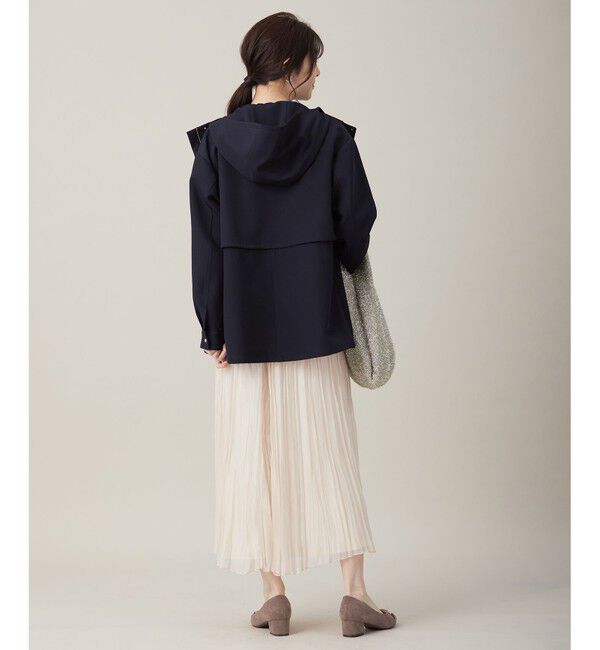 ANY SIS「【撥水・UVカット・洗える】フーデットハーフ コート」|ミリタリー・モッズコート|