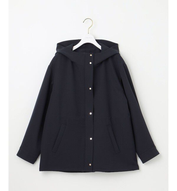 ANY SIS「【撥水・UVカット・洗える】フーデットハーフ コート」|ミリタリー・モッズコート|