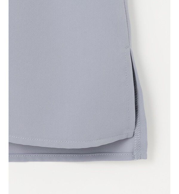 ANY SIS「【接触冷感・吸水速乾・UVカット】サラキレイ フリル ブラウス」|シャツ・ブラウス|