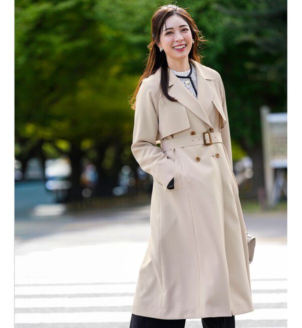 ANY SIS「エレガントロング トレンチ コート」|トレンチコート|