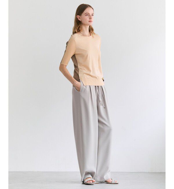 BEIGE,「RUE / ドライタッチイージーセミワイドパンツ」|その他|