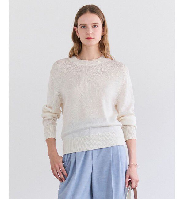 BEIGE,「SPESSARTINE / コクーンシルエットプルオーバー」|ニット・セーター|Ecru