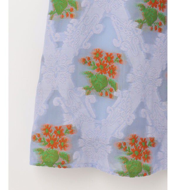 GRACE CONTINENTAL「タイルジャガードフレアスカート」|スカート|