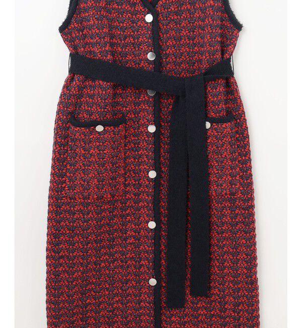 Diagram「バイカラージャガードニットワンピース」|ワンピース|