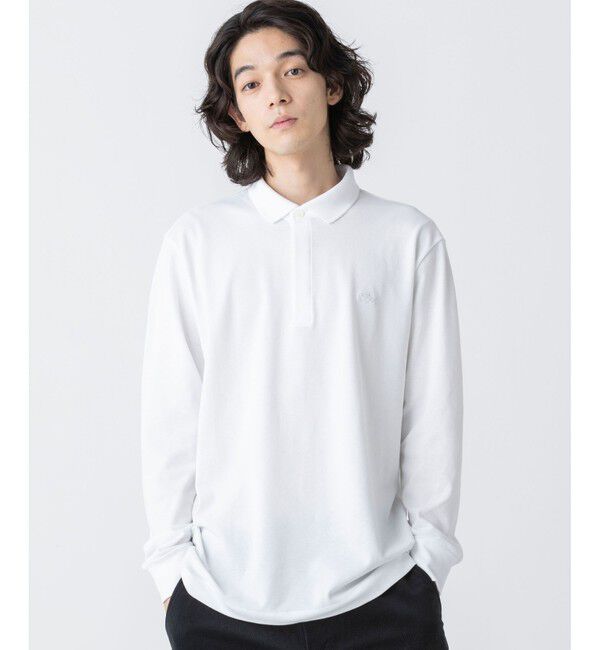LACOSTE「比翼フロントロングスリーブポロシャツ」|ポロシャツ|