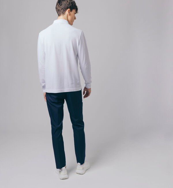 LACOSTE「比翼フロントロングスリーブポロシャツ」|ポロシャツ|