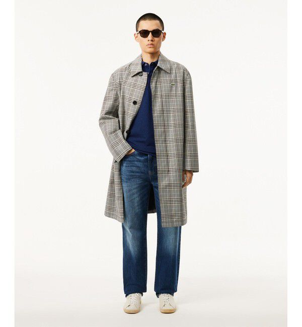 LACOSTE「比翼フロントロングスリーブポロシャツ」|ポロシャツ|