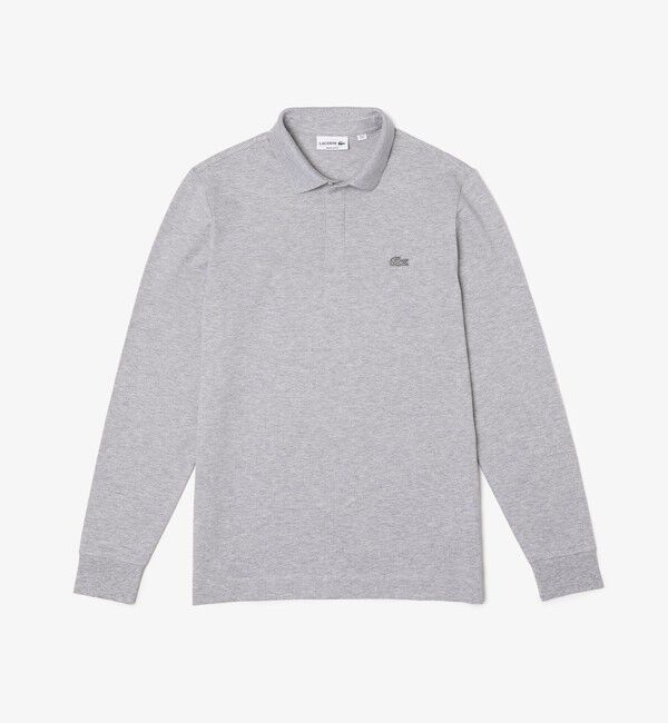 LACOSTE「比翼フロントロングスリーブポロシャツ」|ポロシャツ|