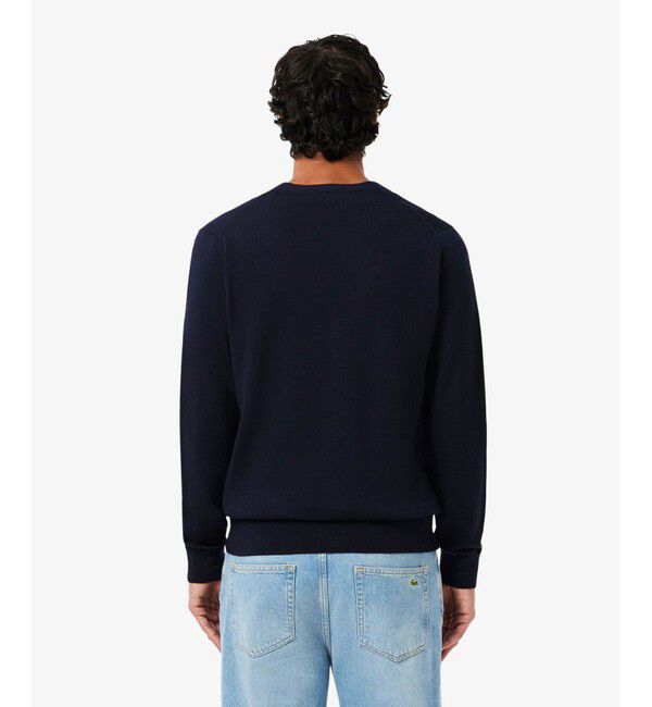 LACOSTE「エッセンシャルメリノウールカーディガン」|カーディガン|