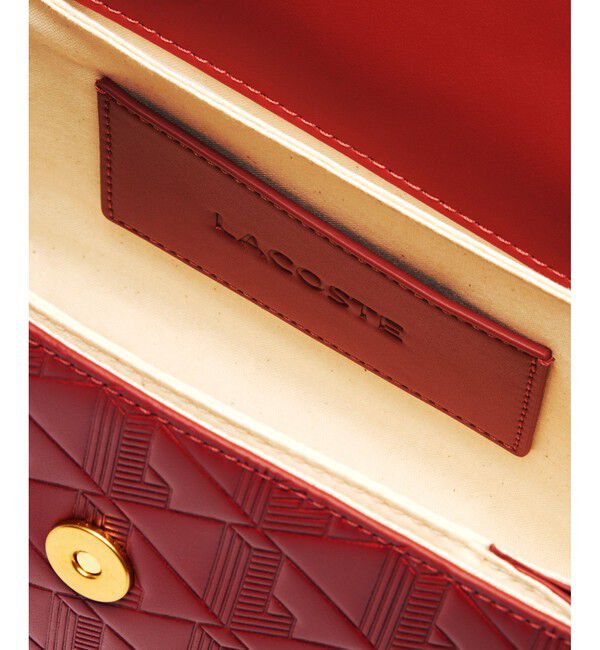 LACOSTE「マヘキ レザーメッセンジャーバッグ / ショルダーバッグ」|ショルダー・メッセンジャー|