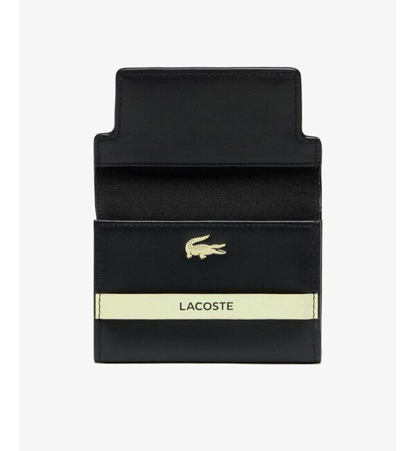 LACOSTE「レザーカードケース」|名刺入れ・カードケース|