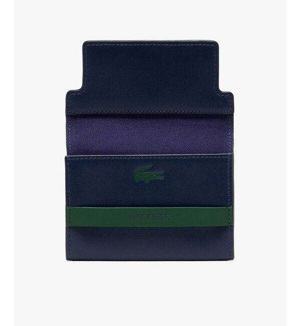 LACOSTE「レザーカードケース」|名刺入れ・カードケース|
