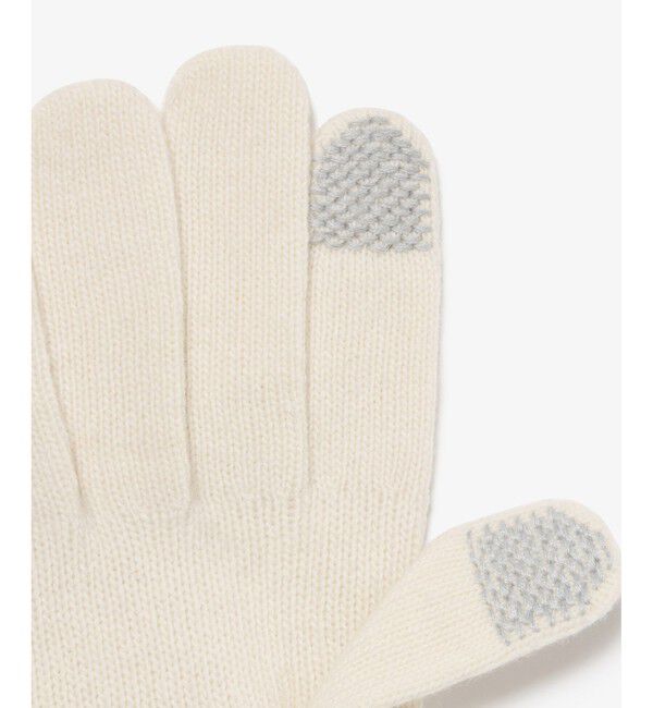 LACOSTE「ケーブルニットグローブ」|手袋|