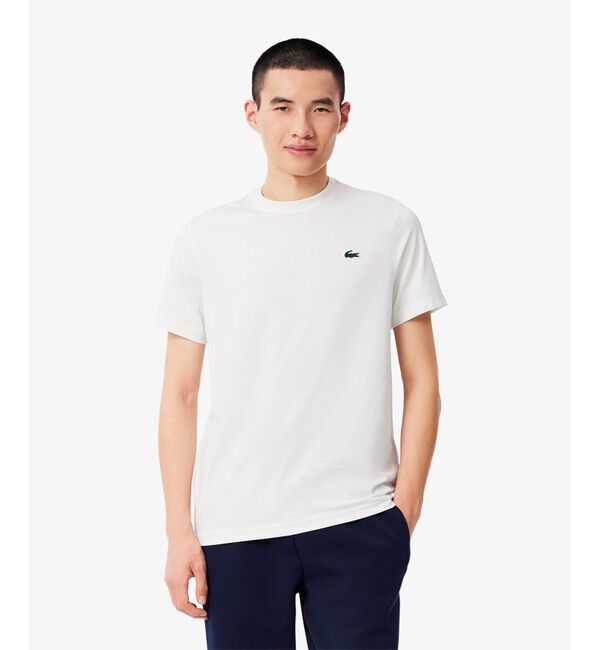 LACOSTE「ウルトラドライワンポイントTシャツ」|Tシャツ・カットソー|ホワイト