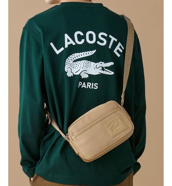 LACOSTE「ラコステクラシックス ナイロンミニレポーターバッグ」|ショルダー・メッセンジャー|