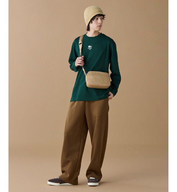 LACOSTE「ラコステクラシックス ナイロンミニレポーターバッグ」|ショルダー・メッセンジャー|