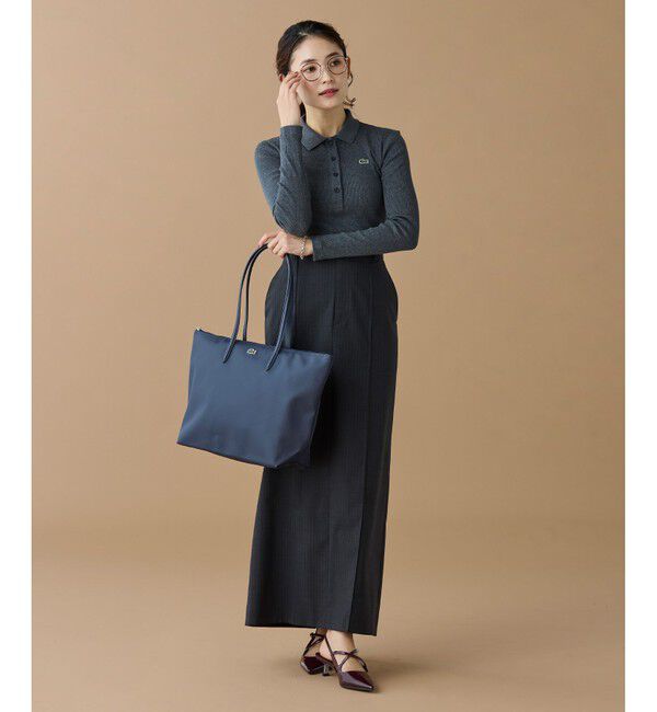 LACOSTE「L.12.12 プチピケ ラージ トートバッグ」|トートバッグ|