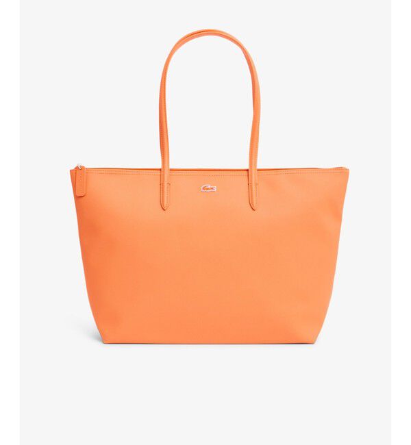 LACOSTE「L.12.12 プチピケ ラージ トートバッグ」|トートバッグ|オレンジ