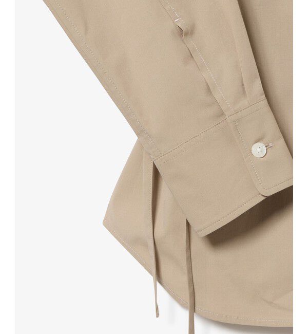 LACOSTE「リボンディテール ストレッチロングスリーブシャツ」|シャツ・ブラウス|