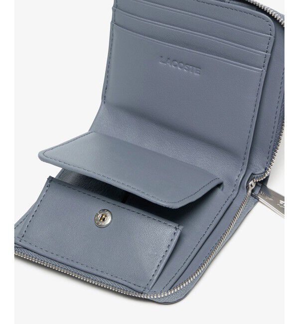 LACOSTE「ラウンドジップレザーミニウォレット」|財布|