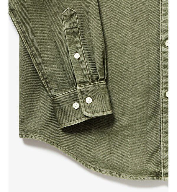 LACOSTE「ウォッシュドヘリンボーンネルシャツ」|シャツ・ブラウス|