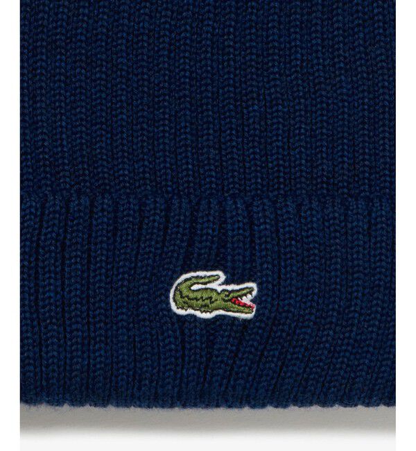LACOSTE「ウールリブニットキャップ」|キャップ・キャスケット|