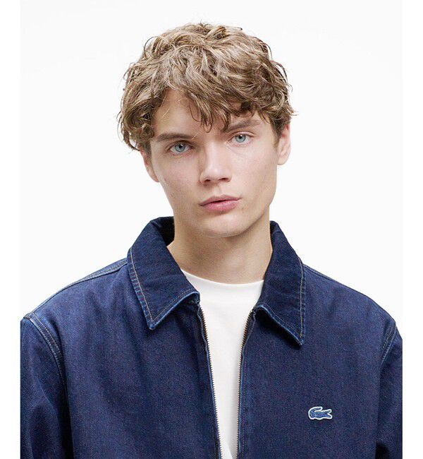 LACOSTE「12オンス デニム ジップアップブルゾン」|デニムジャケット|