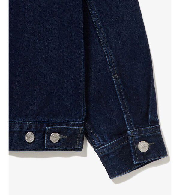 LACOSTE「デニムトラッカージャケット」|デニムジャケット|