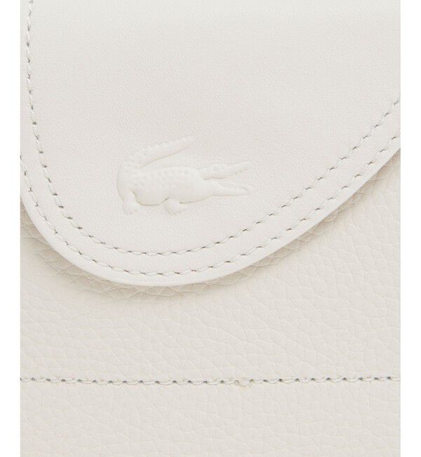 LACOSTE「クラブ ラコステ グレインレザー コンパクトショルダーバッグ」|ショルダー・メッセンジャー|